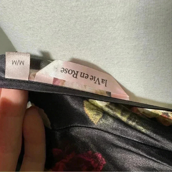 Fairycore satin floral  glam cami top M - Picture 5 of 5